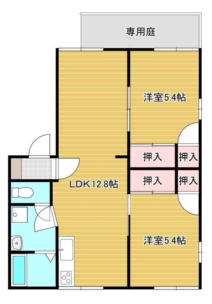 フレグランスミワの間取り