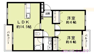 ファミーユ・Ｆの間取り