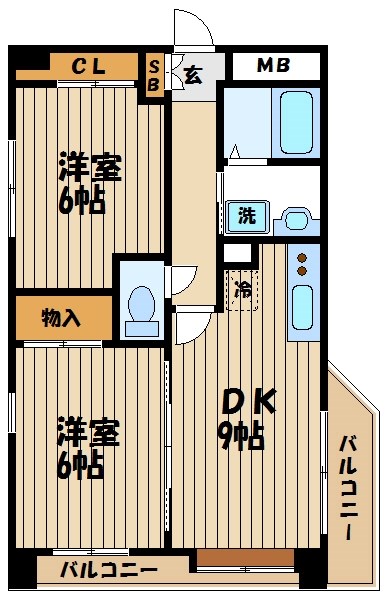 レグルスマンションの間取り