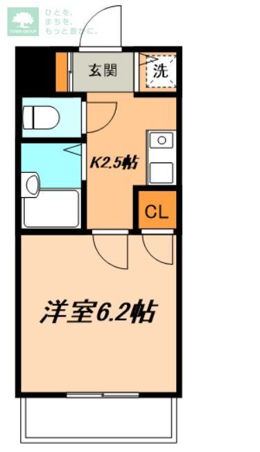 市川市中国分のアパートの間取り