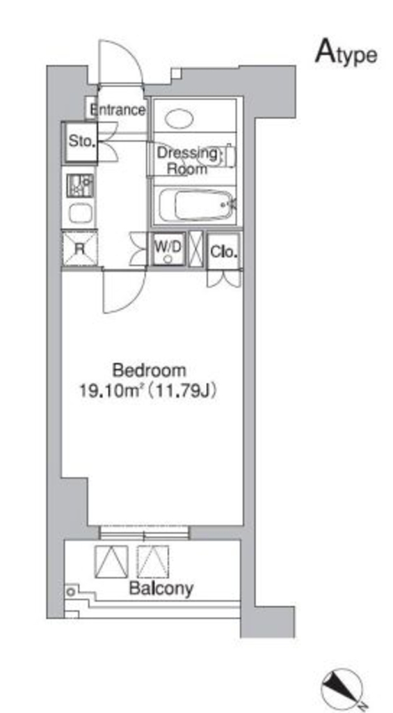 レジディア市ヶ谷IIの間取り