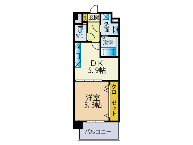 サクセス伊都の間取り