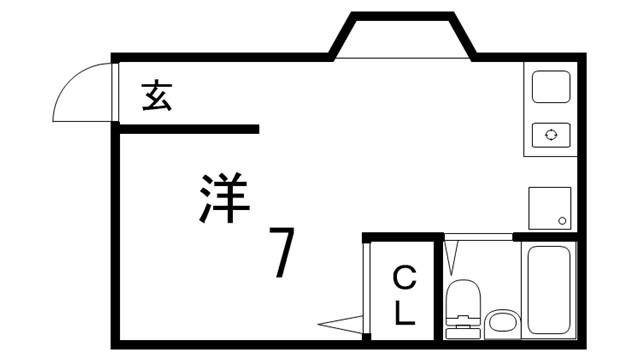 コーポ塚本の間取り