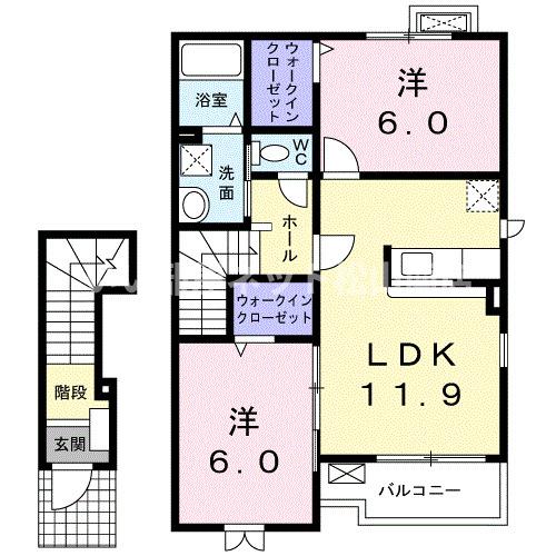 サントアールさちの間取り