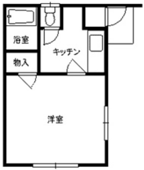 アパートウィステリア　1の間取り