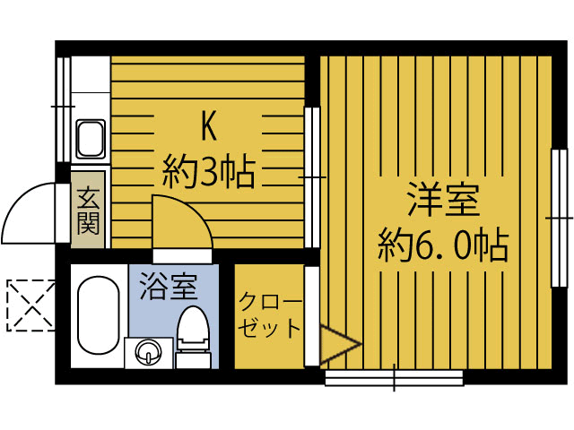 第１コーポ伊藤の間取り