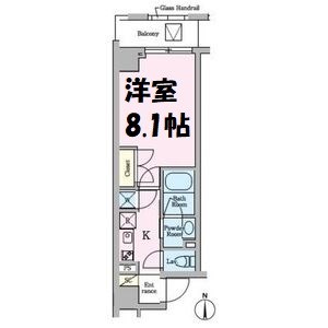 AVANTI aratamabashiの間取り