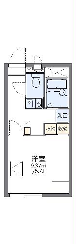 レオパレスピース　ワンの間取り