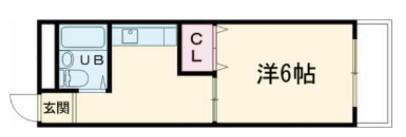 コート栗林IIの間取り