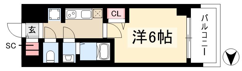 プレサンス吹上駅前エテルノの間取り