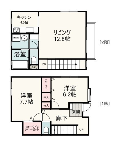 ヴィルヌーブ銀河Iの間取り