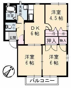 シャーメゾン若吉の間取り