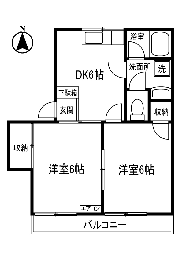 緑台ビレッジ1の間取り