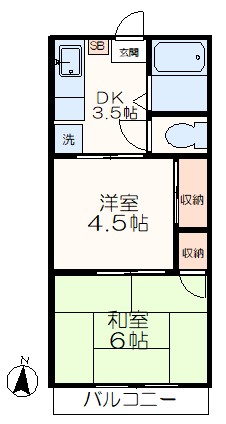 ポルシェ玉川学園の間取り