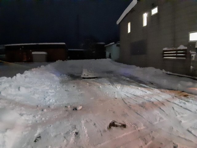 駐車場　国道12号へ直結