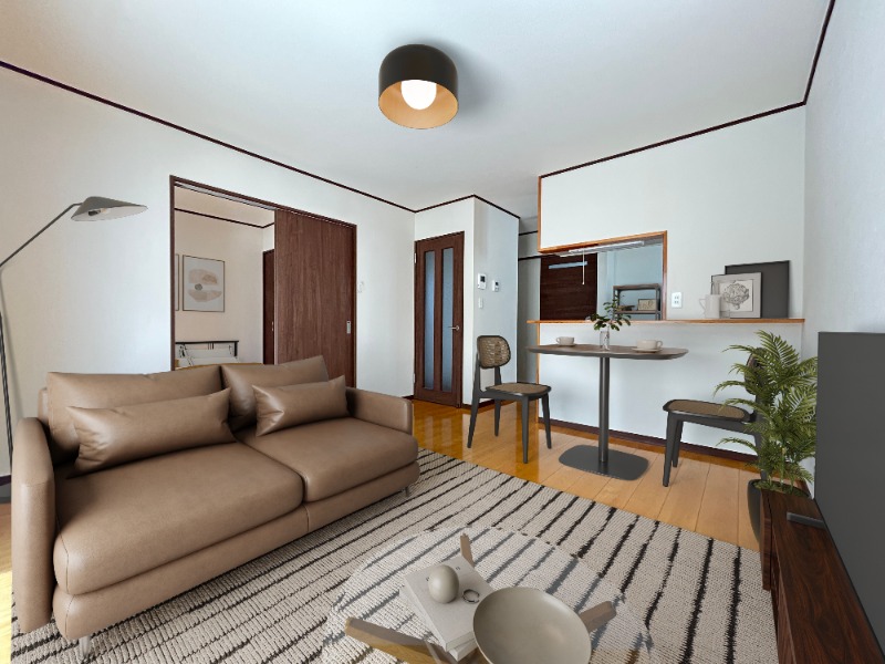 居室・リビング　ＣＧ写真になります。物件に付帯するものではありません