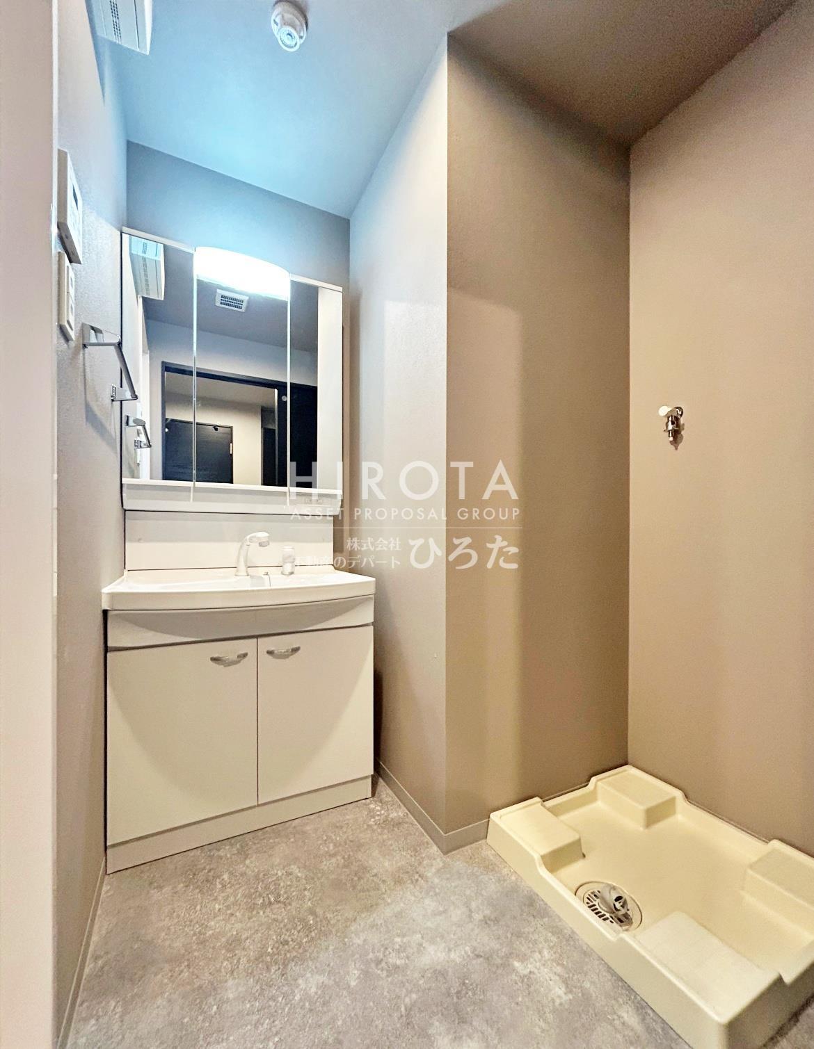 洗面設備　※建築中のため同タイプ部屋のお写真です