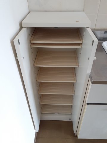 収納　十分な収納スペースがあります