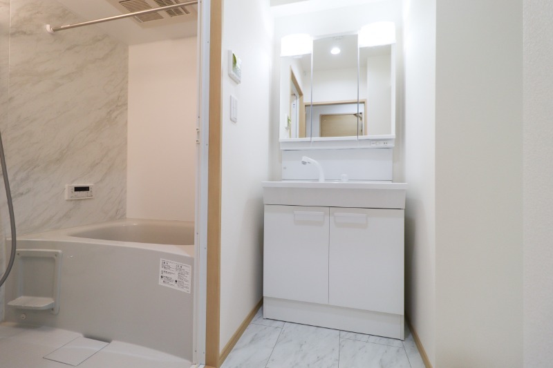 洗面設備　図面と現状に相違がある場合には現状を優先