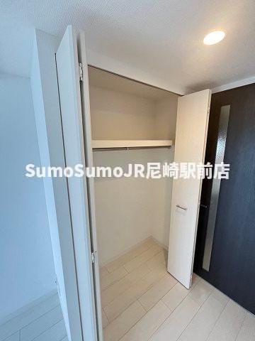 収納　たっぷりとした収納スペースです