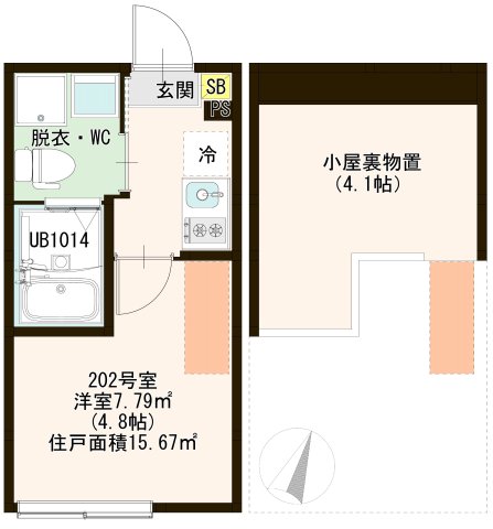 Grandeur瑞江の間取り