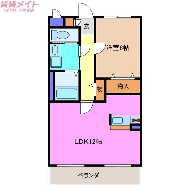 アルバクオーレA棟の間取り写真