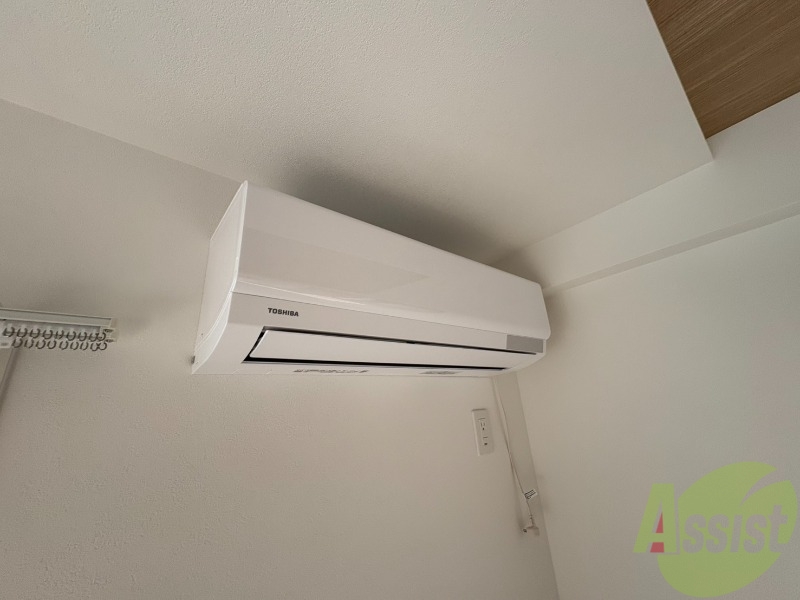 その他設備　エアコンが設置してありますので、寒暖対策もばっちり。