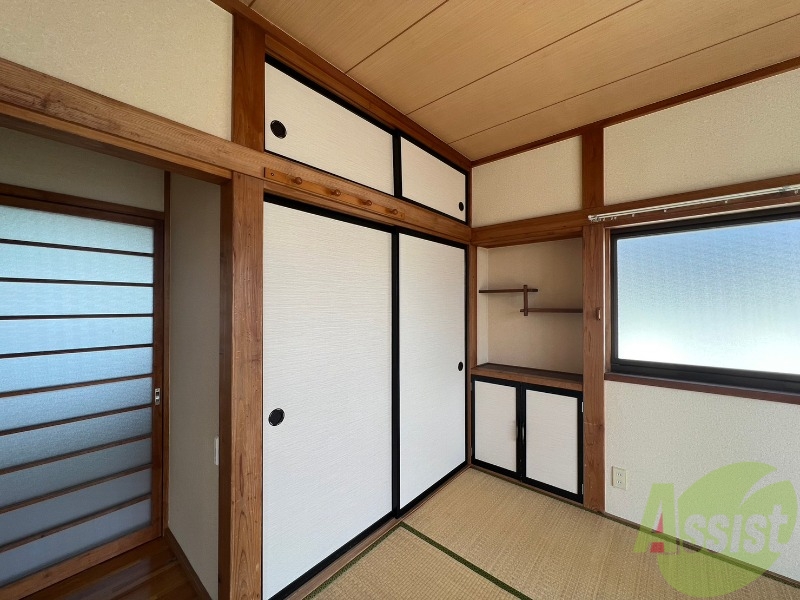 収納　収納スペースがあるのでお部屋が広く使えます。