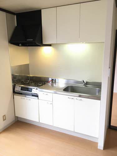 キッチン　2口コンロ付き♪