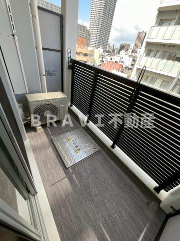 バルコニー　【Alivis都島北通】落ち着いた時間を過ごせるバルコニーで