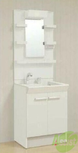 洗面設備　現在建築途中。写真はイメージになります。