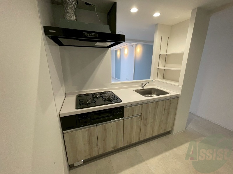 キッチン　清潔感がありお洒落なキッチンになっていました！