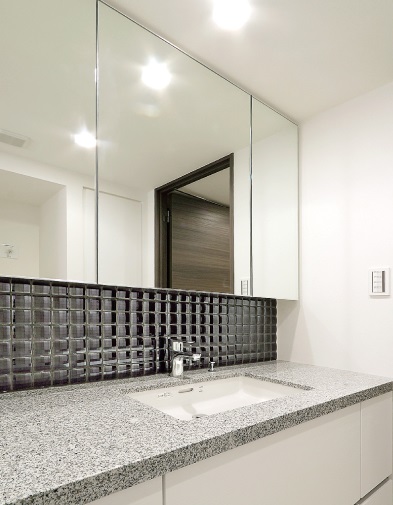 洗面設備　※別部屋の参考写真です。