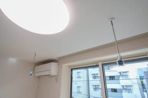 その他設備　室内洗濯干し
