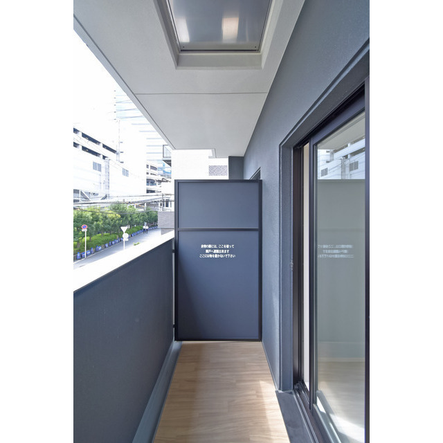 バルコニー　広々としたバルコニーです