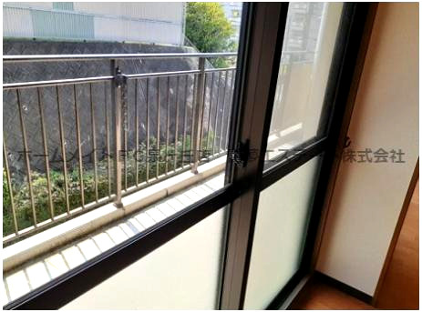 バルコニー　お洗濯にも便利なバルコニー付き