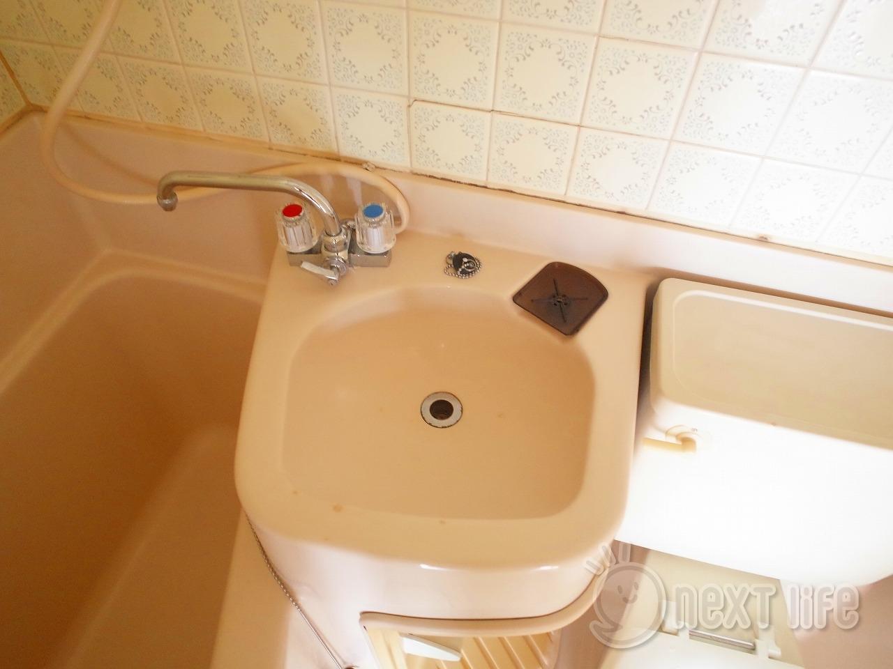 洗面設備　シャトレーヌ調布の洗面所