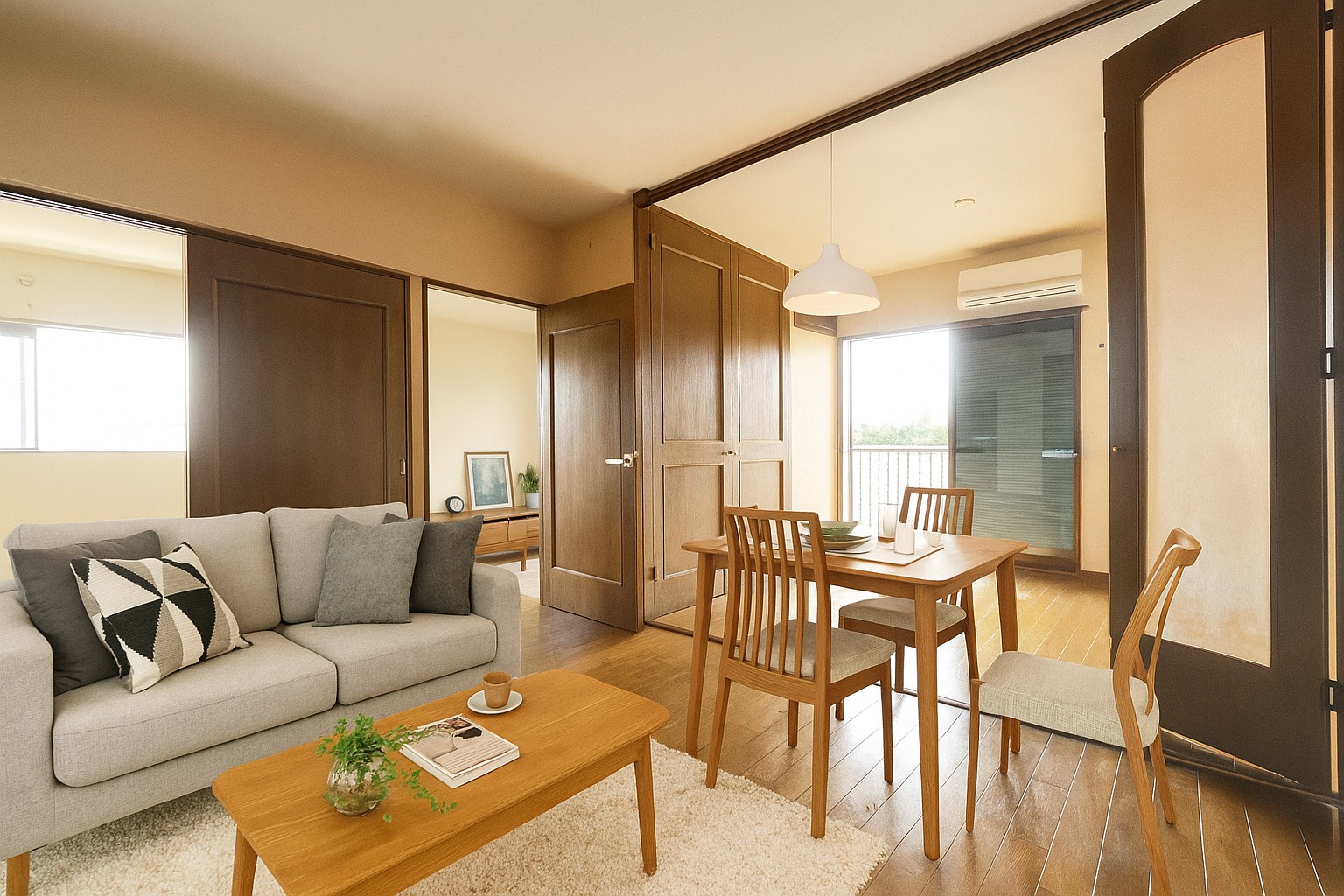 居室・リビング　家具はCGです