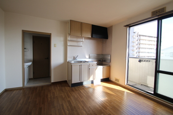 居室・リビング　※他号室の写真です。