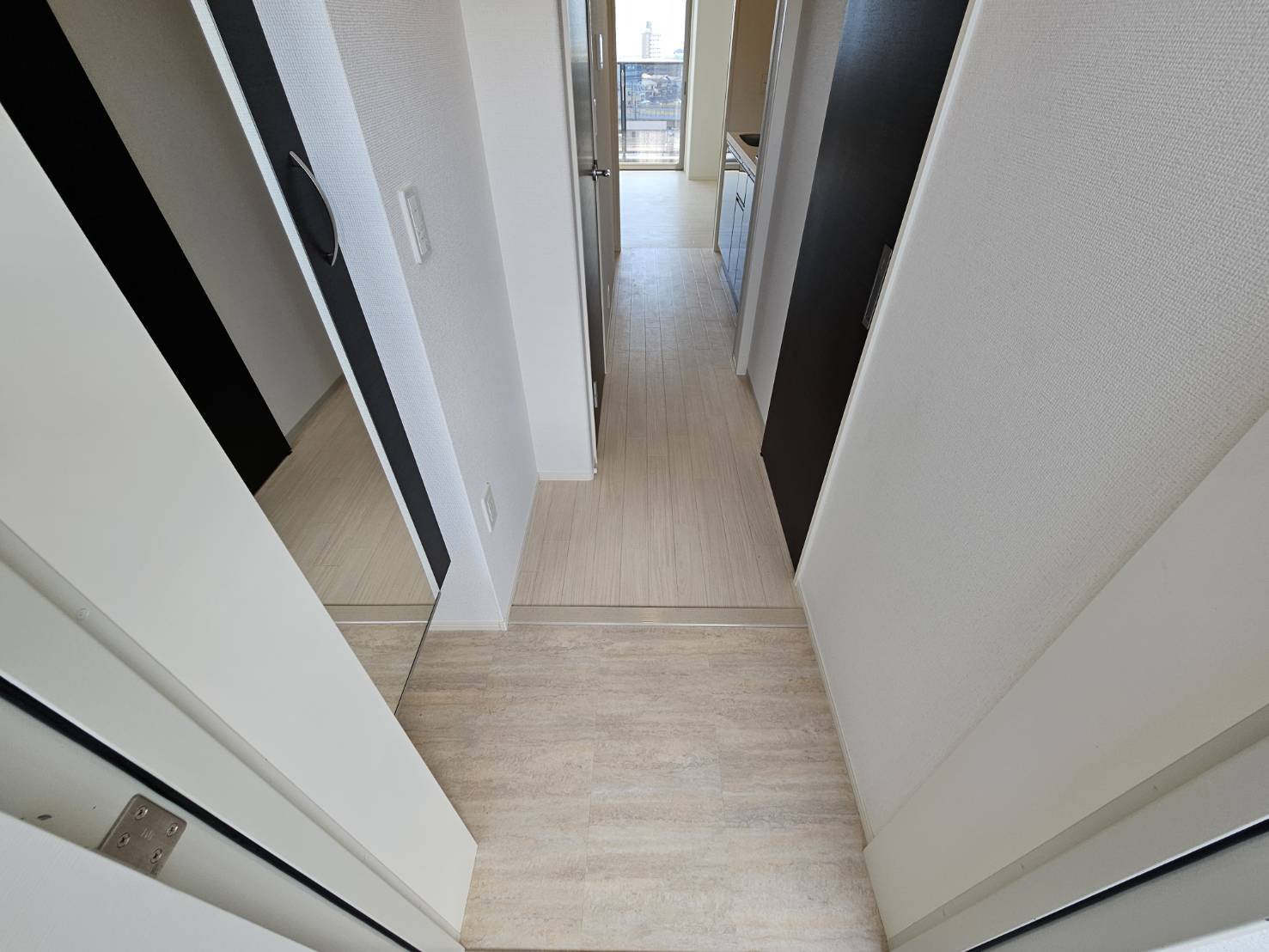 玄関　フラットな玄関です。