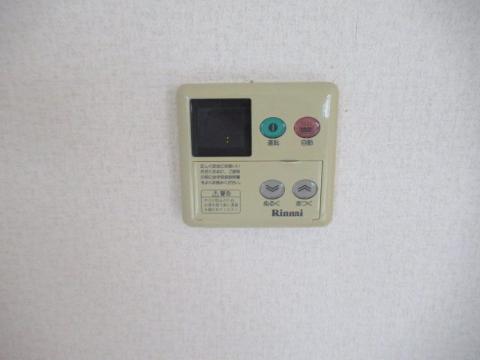 その他設備　給湯操作パネル