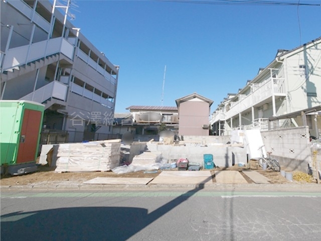 建物外観　アンバー・ネスト　建設中