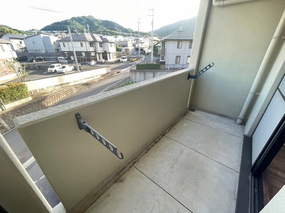 バルコニー　※別部屋の写真です