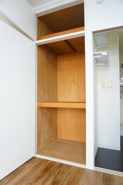 収納　奥行のある収納付です！増えがちな荷物をスッキリ収納できます！