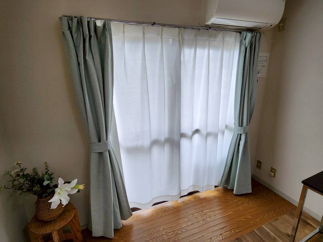 その他部屋・スペース　カーテン付き