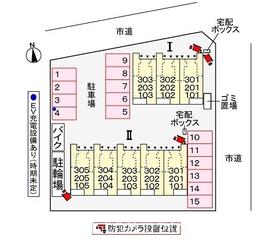 間取り図　配置図です。