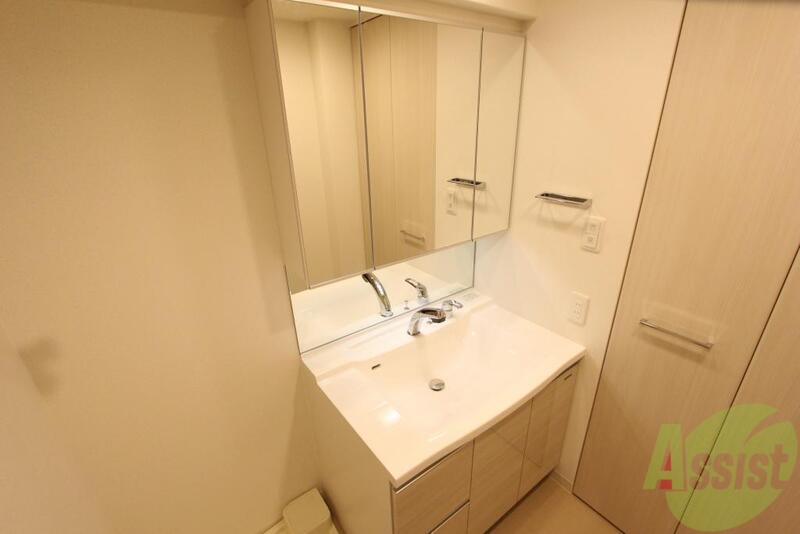 洗面設備　嬉しいシャンプードレッサー付き！