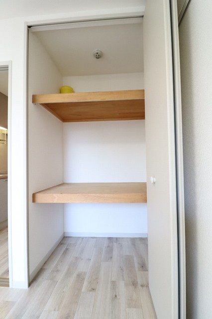 収納　奥行きのある収納