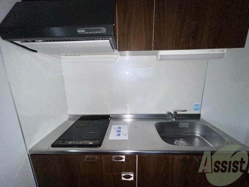 キッチン　キッチンはＩＨコンロが設置済みですぐにお使いいただけます。