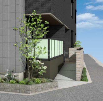 建物外観　エントランス